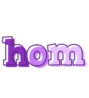 Hom sensual logo