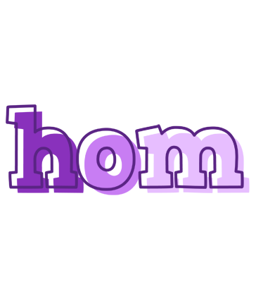 Hom sensual logo