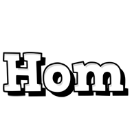 Hom snowing logo