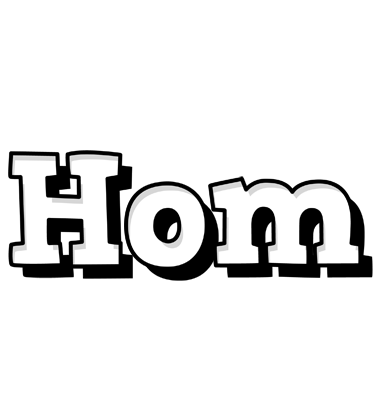 Hom snowing logo