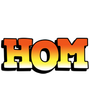 Hom sunset logo