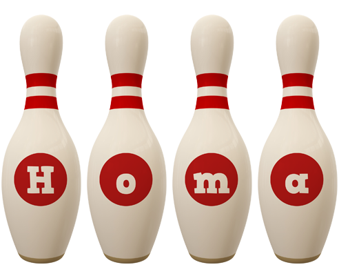 Homa bowling-pin logo