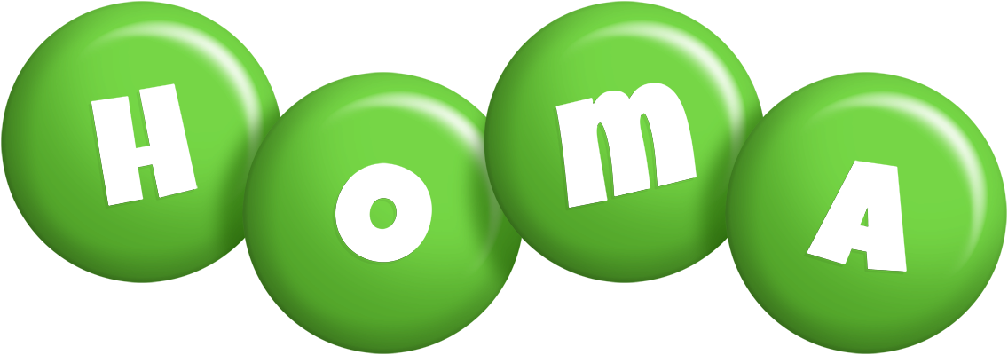 Homa candy-green logo