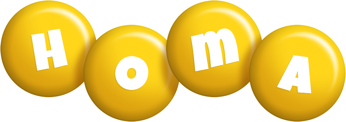 Homa candy-yellow logo