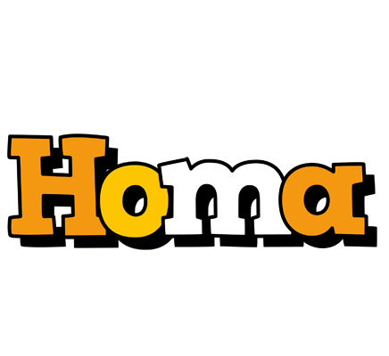 Homa cartoon logo