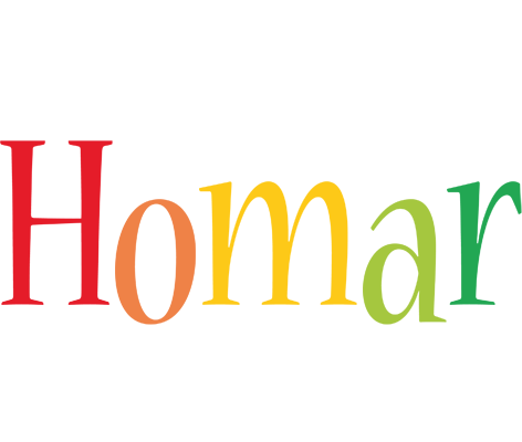 Homar birthday logo