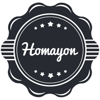 Homayon badge logo