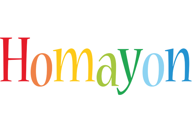 Homayon birthday logo