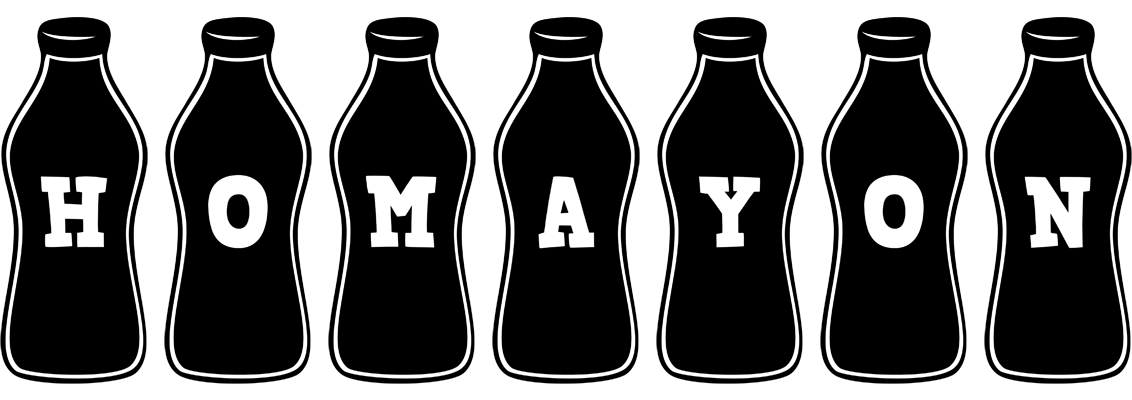 Homayon bottle logo