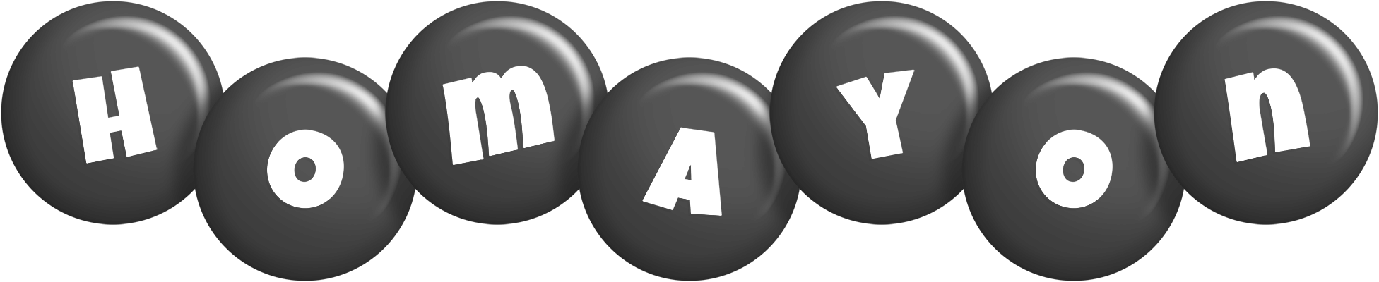 Homayon candy-black logo