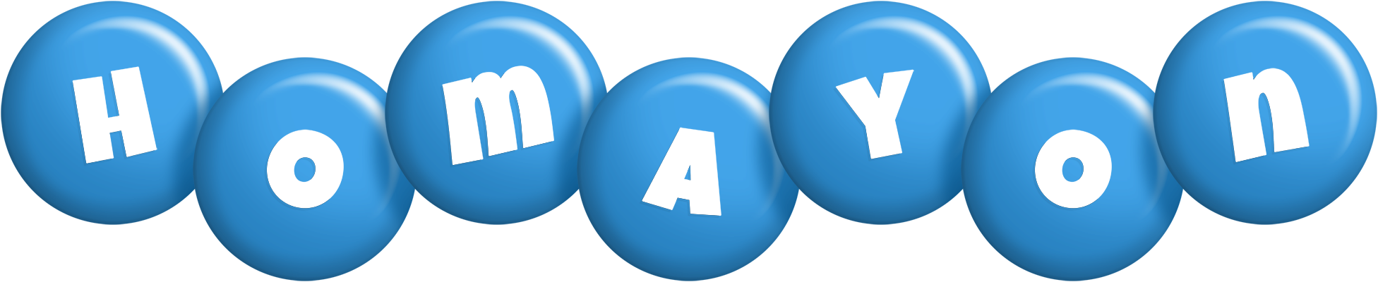 Homayon candy-blue logo