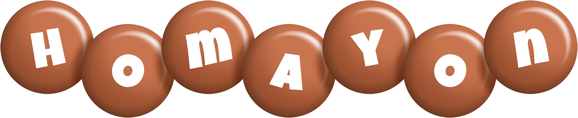 Homayon candy-brown logo