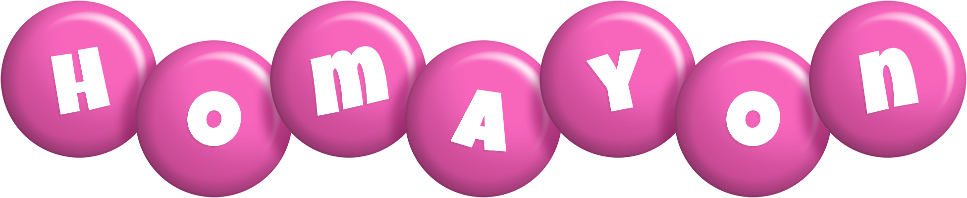 Homayon candy-pink logo