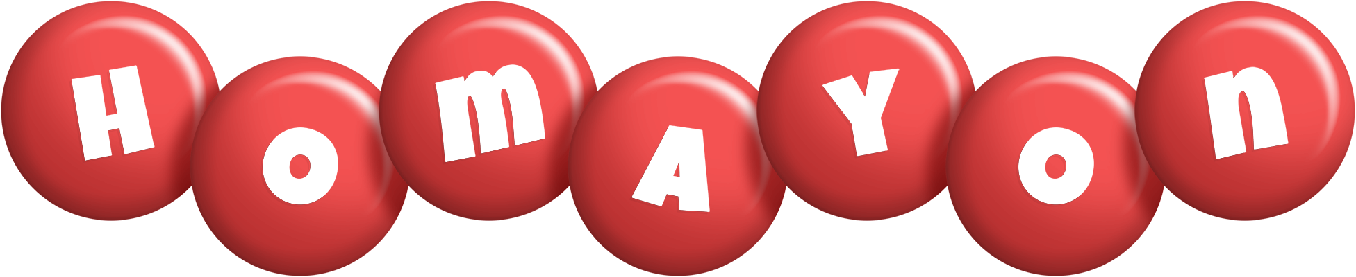 Homayon candy-red logo
