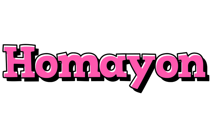 Homayon girlish logo