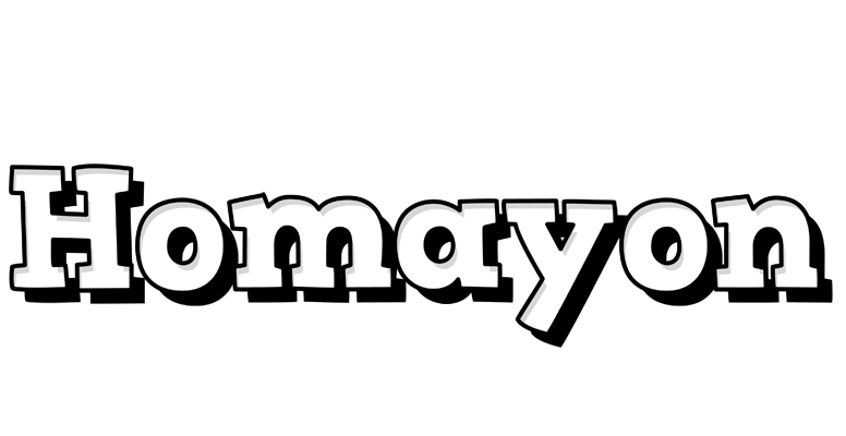 Homayon snowing logo