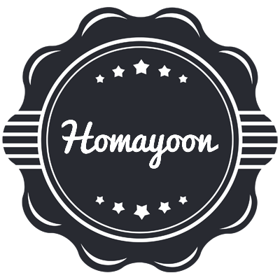 Homayoon badge logo