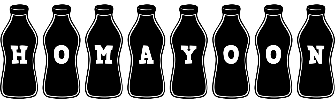 Homayoon bottle logo