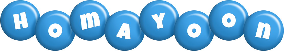 Homayoon candy-blue logo