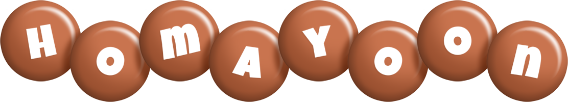 Homayoon candy-brown logo