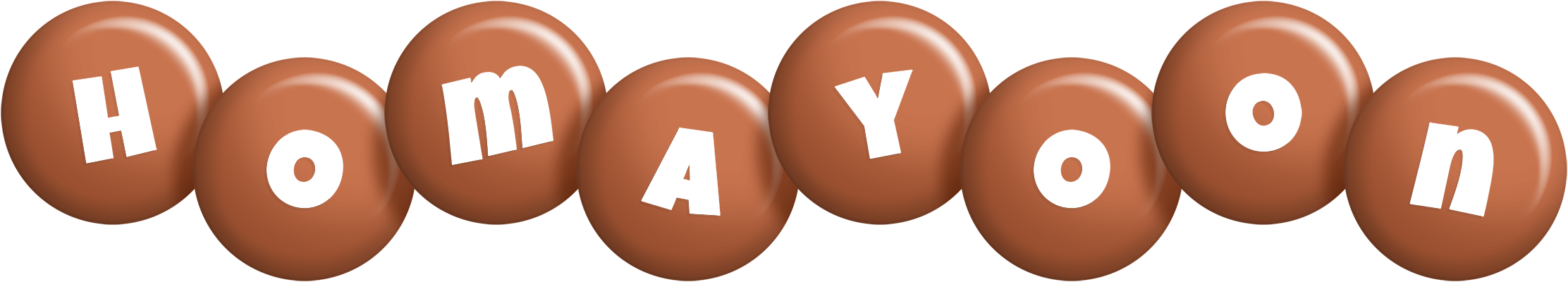 Homayoon candy-brown logo