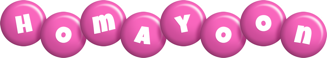 Homayoon candy-pink logo