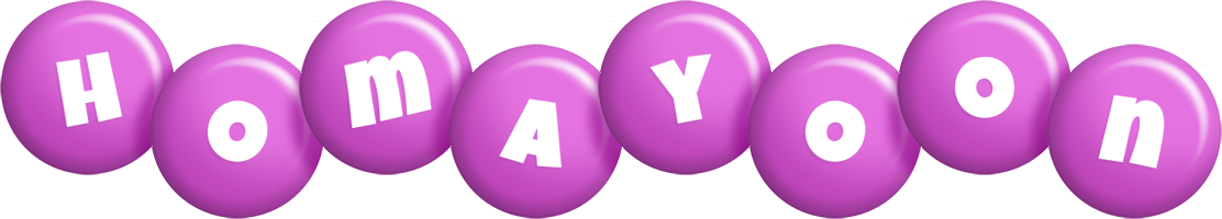 Homayoon candy-purple logo