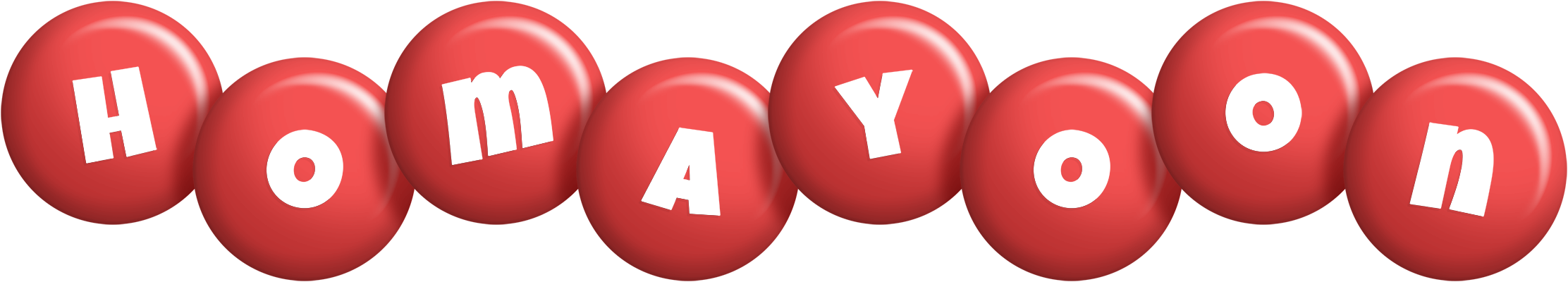 Homayoon candy-red logo