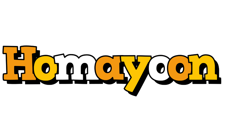 Homayoon cartoon logo
