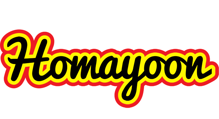 Homayoon flaming logo