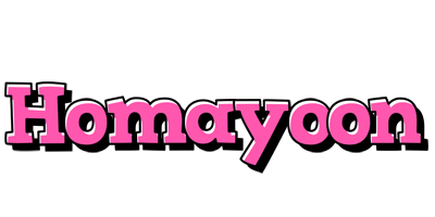 Homayoon girlish logo