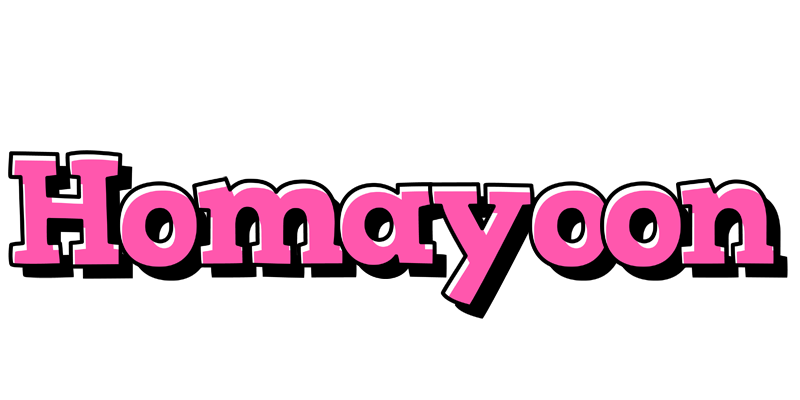 Homayoon girlish logo