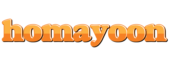 Homayoon orange logo