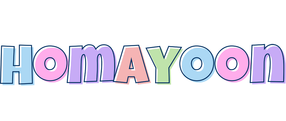Homayoon pastel logo