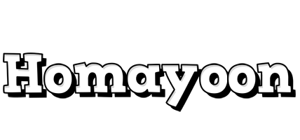 Homayoon snowing logo