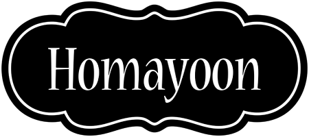 Homayoon welcome logo