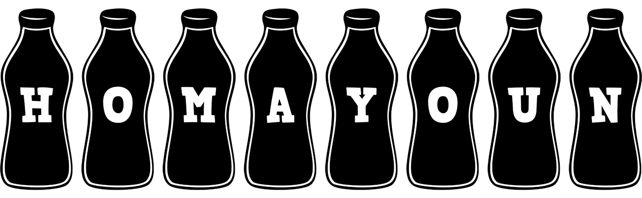 Homayoun bottle logo
