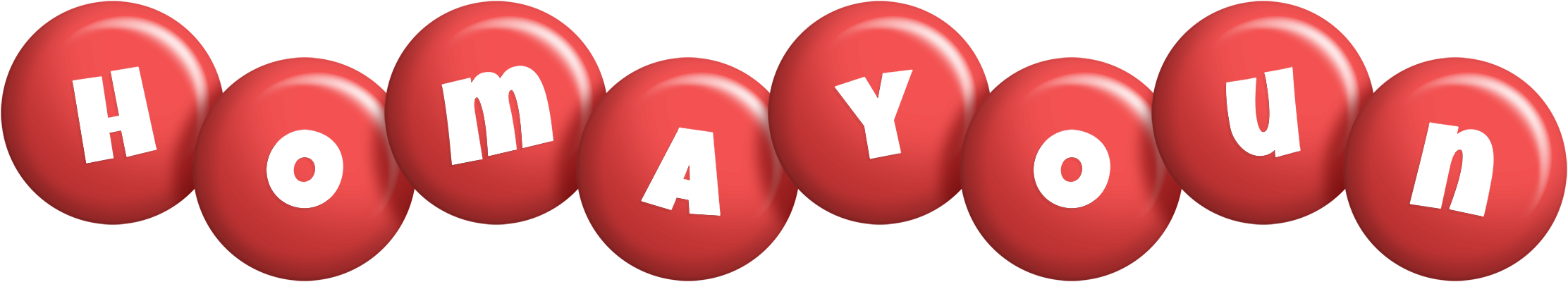 Homayoun candy-red logo