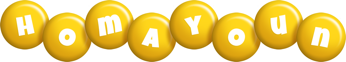 Homayoun candy-yellow logo