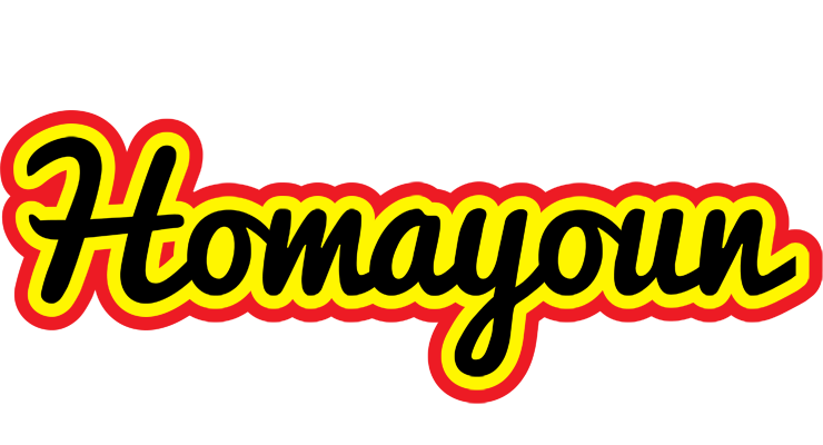 Homayoun flaming logo