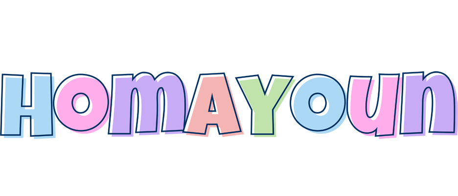 Homayoun pastel logo