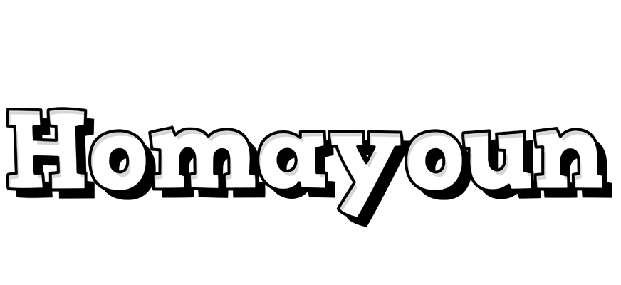 Homayoun snowing logo