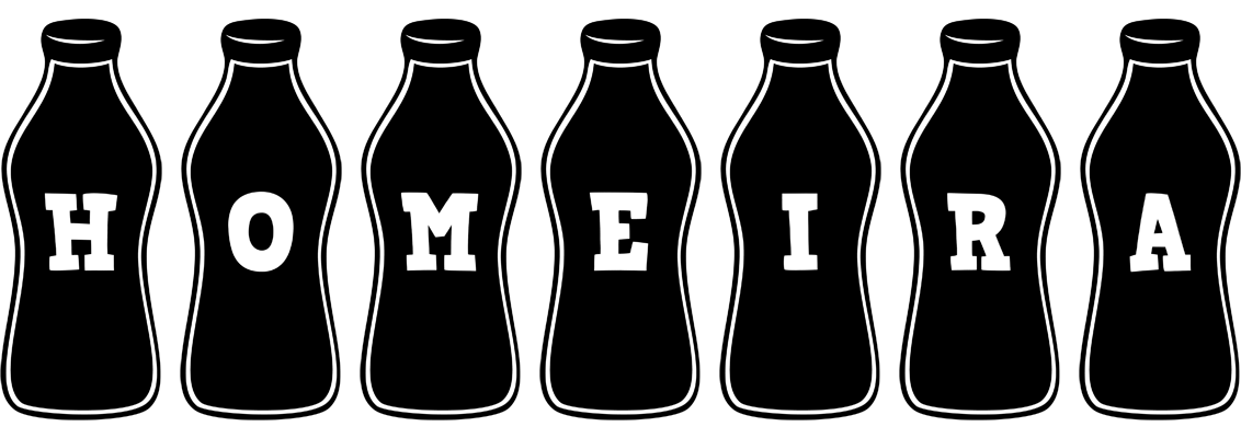 Homeira bottle logo