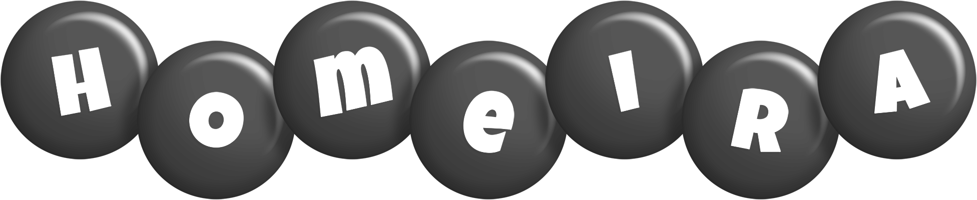 Homeira candy-black logo