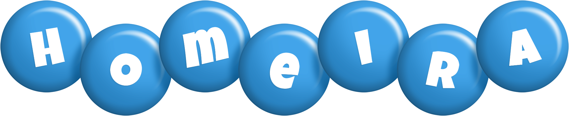 Homeira candy-blue logo