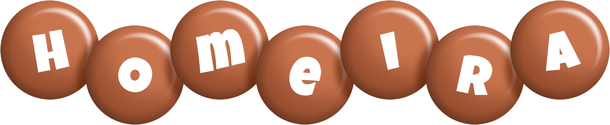 Homeira candy-brown logo