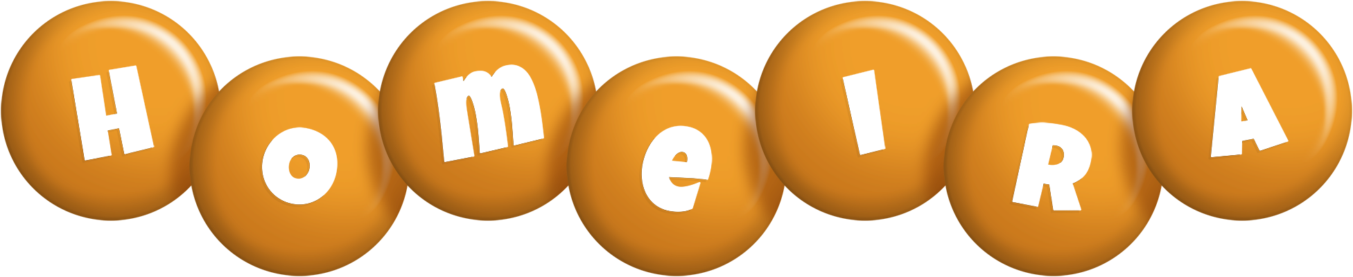 Homeira candy-orange logo