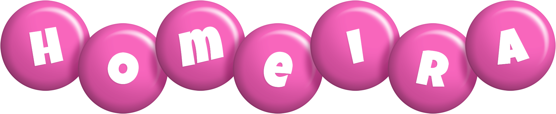 Homeira candy-pink logo