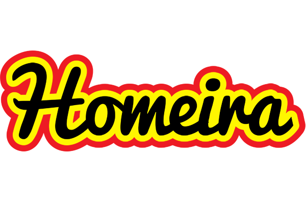 Homeira flaming logo