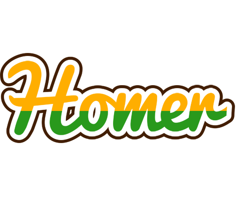 Homer banana logo